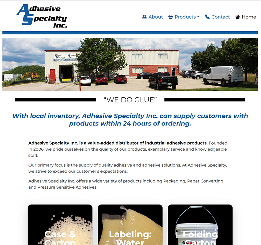 Industrial adhesive sales